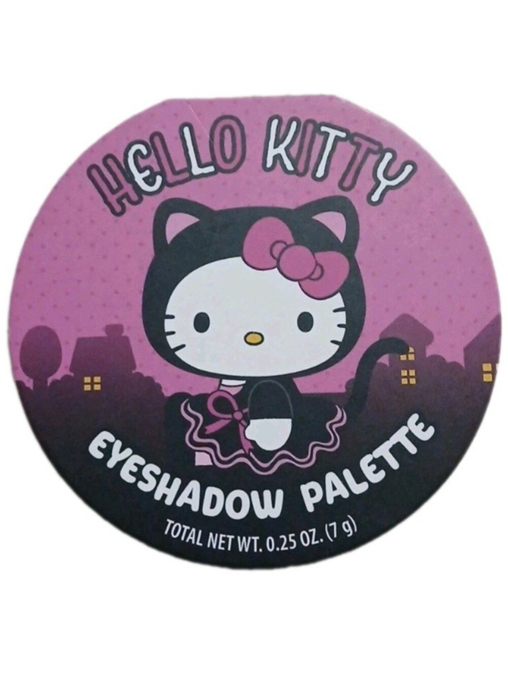 Hello Kitty Eyeshadow Palette Halloween Black Cat Centric Beauty New